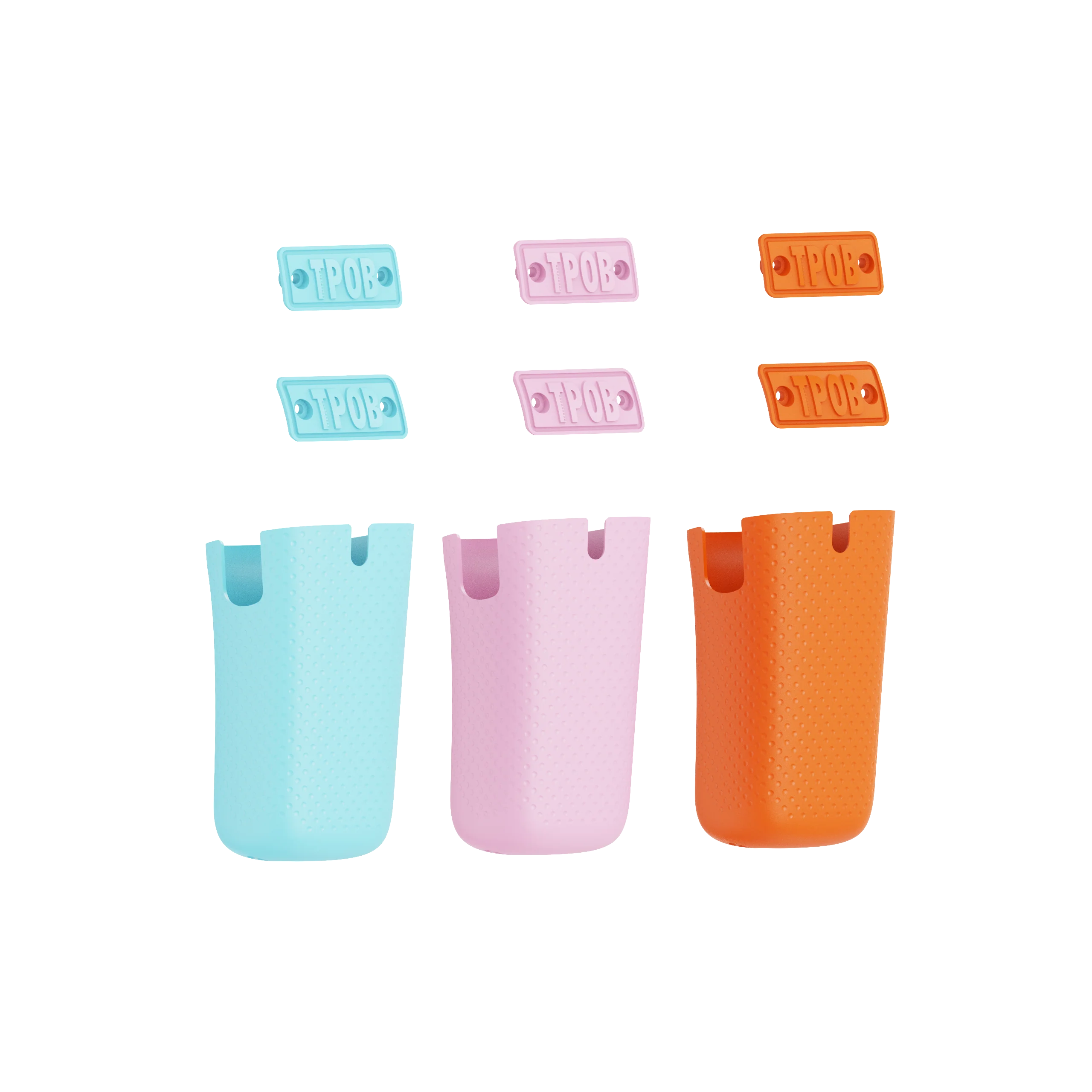 3 grip set for mini play bubblegum/candyfloss/orange - Image 2