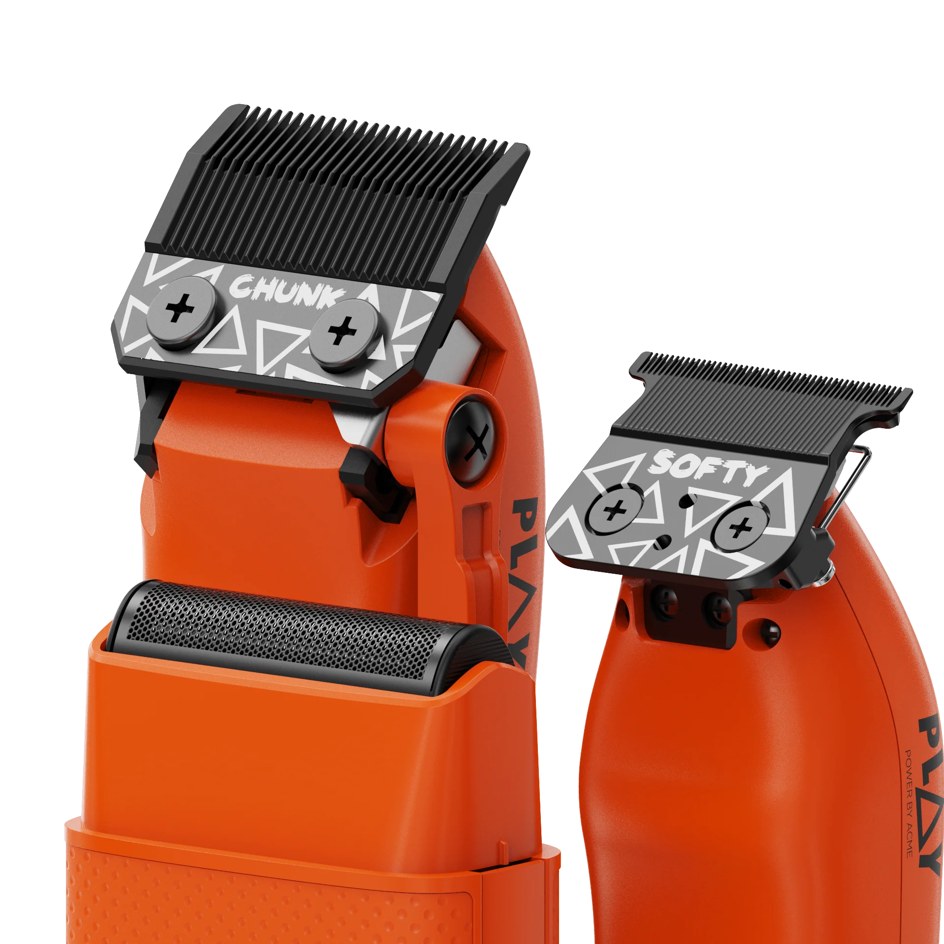Play 3-Pack – Orange Edition (Clipper, Trimmer & Shaver with 3-Way Stand) (Wholesale case of 6) - Image 5