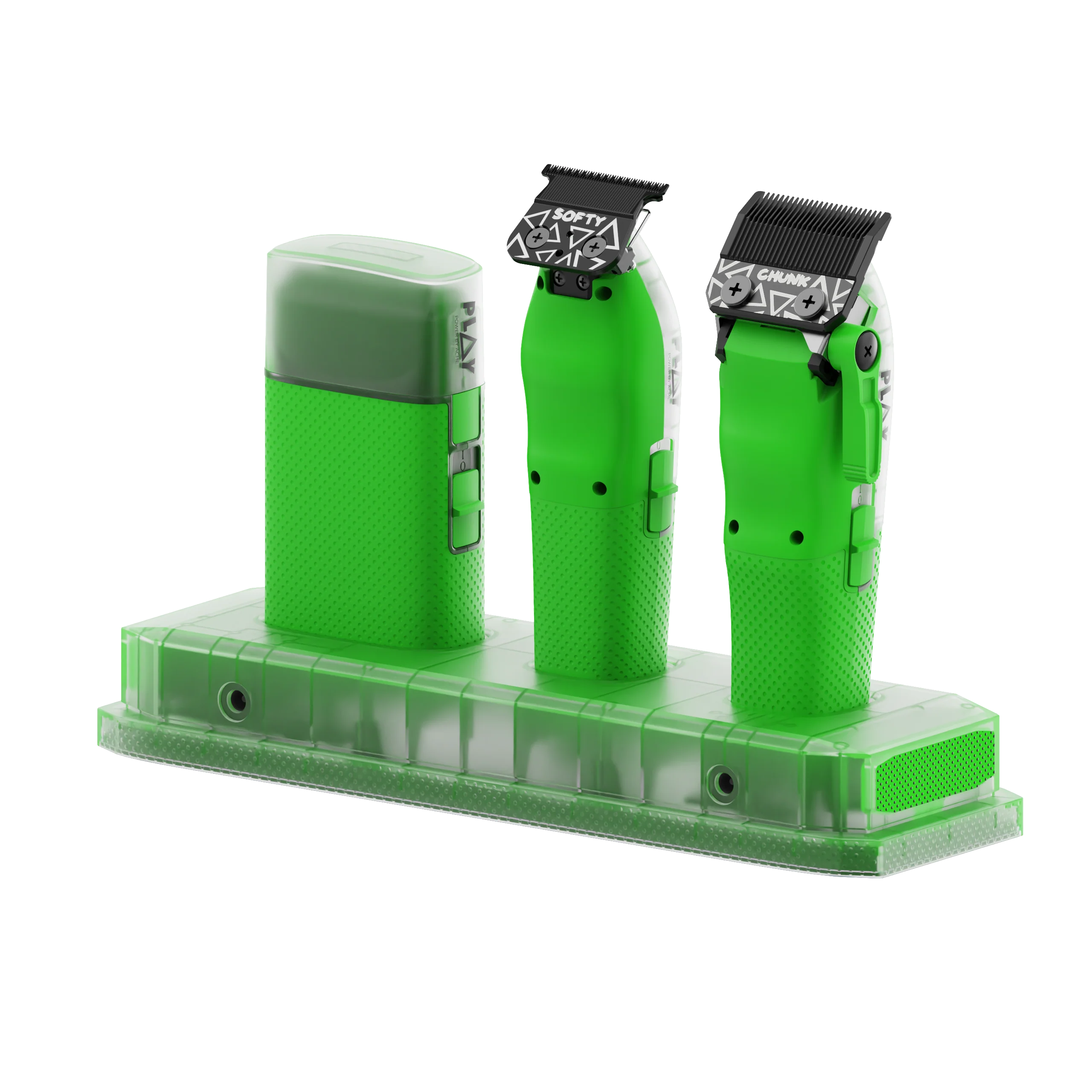 PLAY MINI Transparent GREEN bundle with stand (Wholesale case of 6) - Image 7